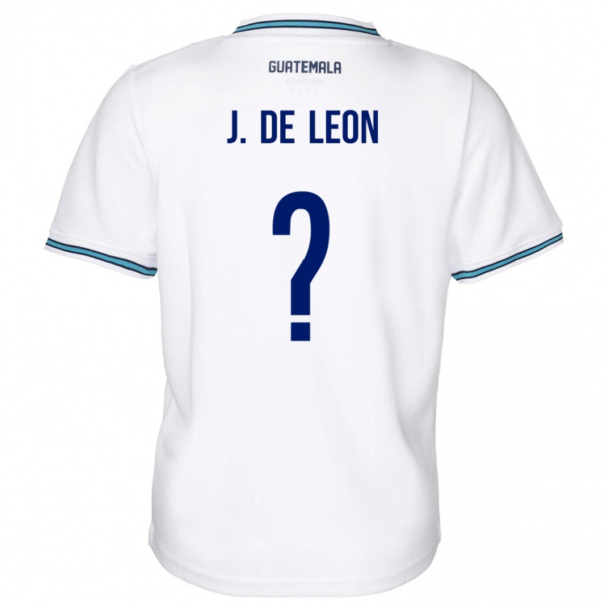 Kids Football Guatemala Jose De Leon #0 White Home Jersey 24-26 T-Shirt Canada