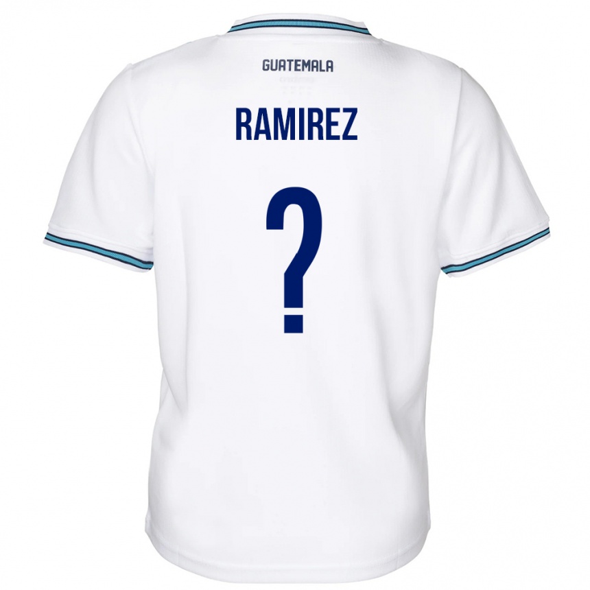 Kids Football Guatemala Nelson Ramirez #0 White Home Jersey 24-26 T-Shirt Canada