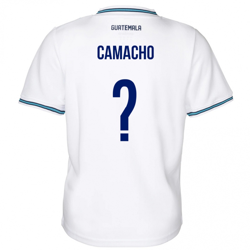 Kids Football Guatemala Samuel Camacho #0 White Home Jersey 24-26 T-Shirt Canada