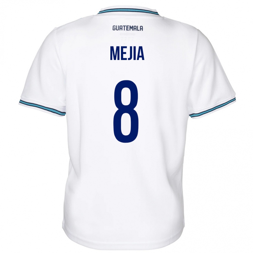 Kids Football Guatemala Robert Mejia #8 White Home Jersey 24-26 T-Shirt Canada