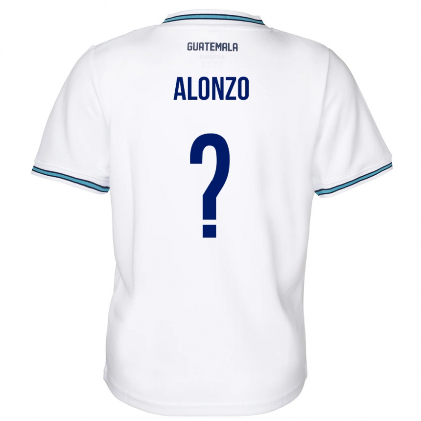 Kids Football Guatemala Anya Alonzo #0 White Home Jersey 24-26 T-Shirt Canada