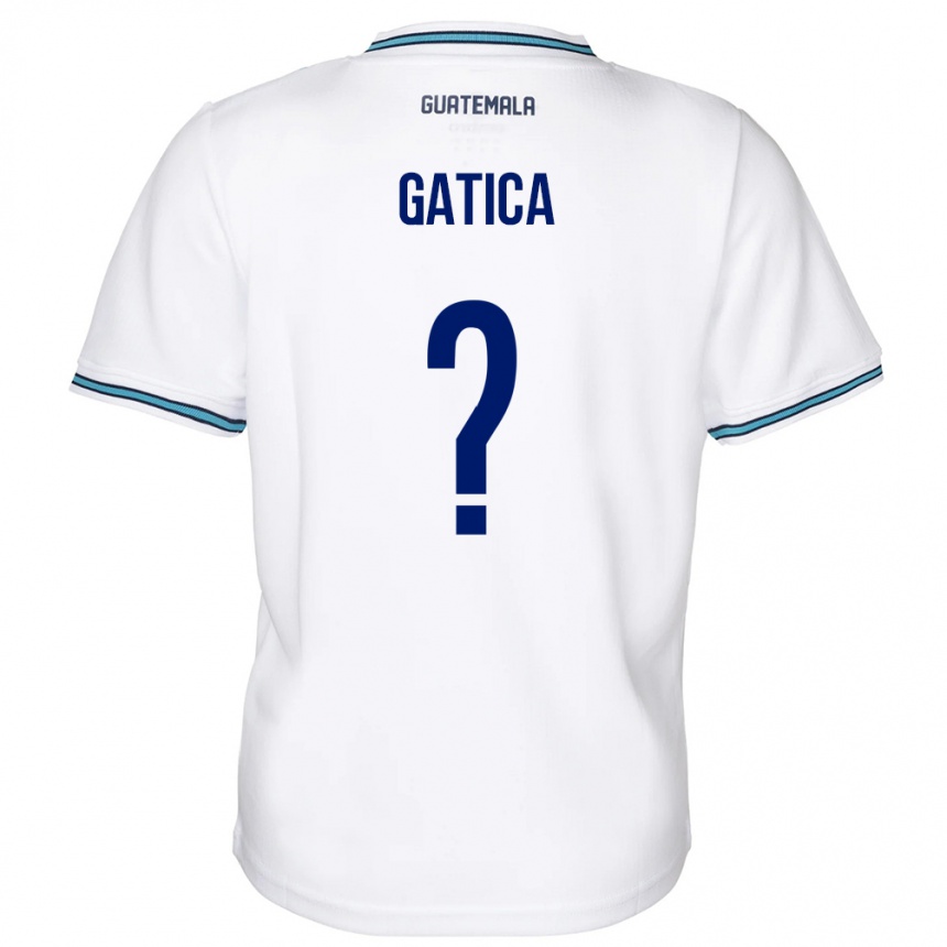 Kids Football Guatemala Celeste Gatica #0 White Home Jersey 24-26 T-Shirt Canada