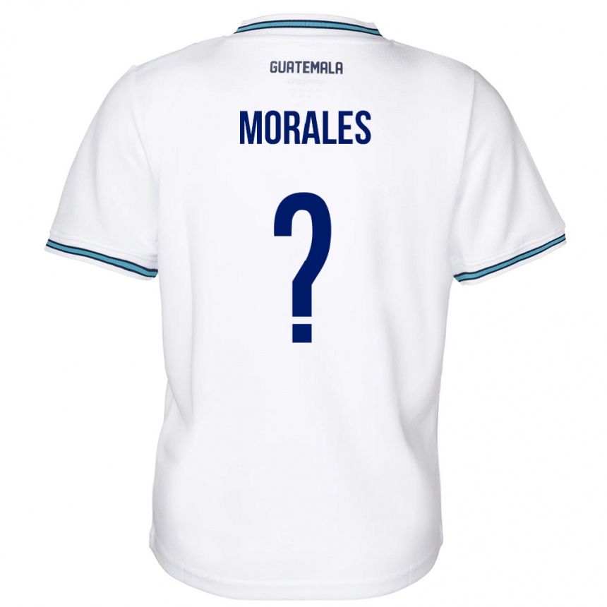 Kids Football Guatemala Karla Morales #0 White Home Jersey 24-26 T-Shirt Canada