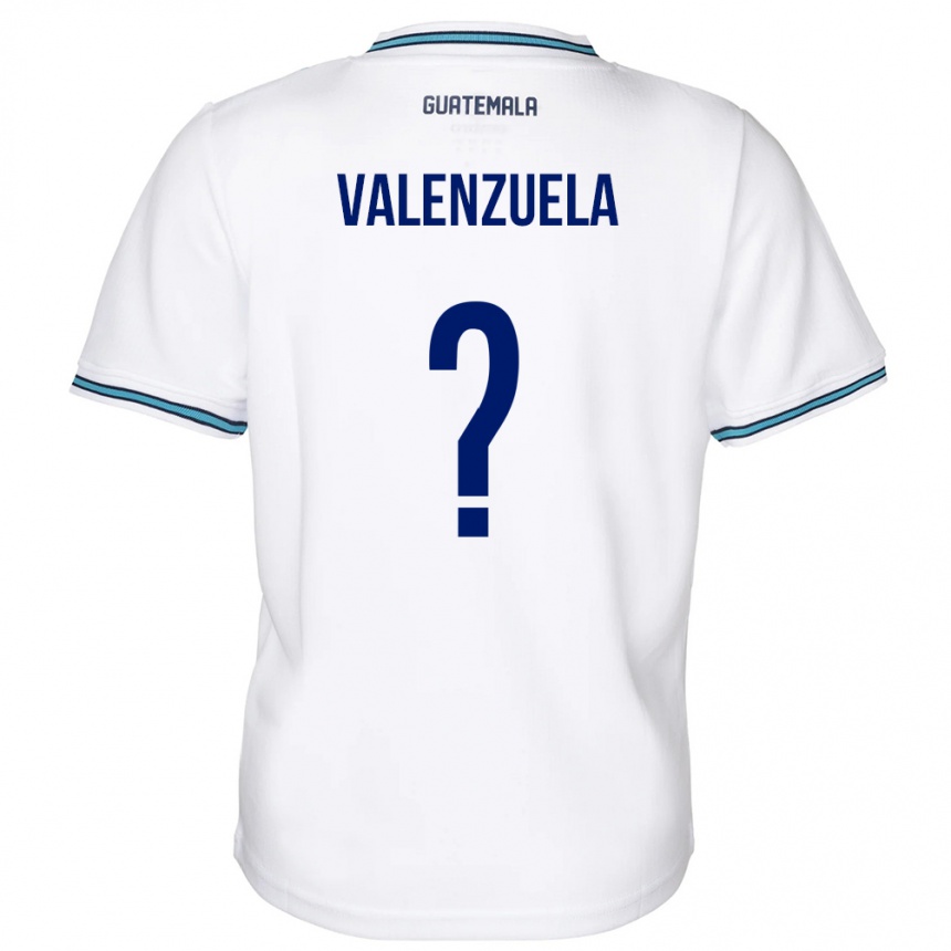 Kids Football Guatemala Briana Valenzuela #0 White Home Jersey 24-26 T-Shirt Canada