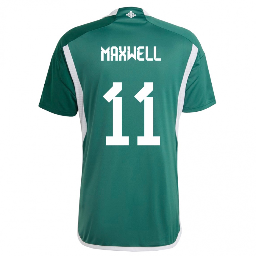 Kids Football Northern Ireland Danielle Maxwell #11 Green Home Jersey 24-26 T-Shirt Canada