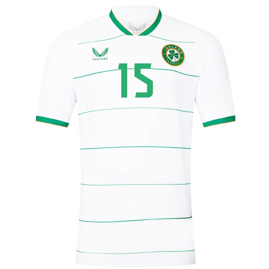 Kids Football Ireland Oisín Gallagher #15 White Away Jersey 24-26 T-Shirt Canada