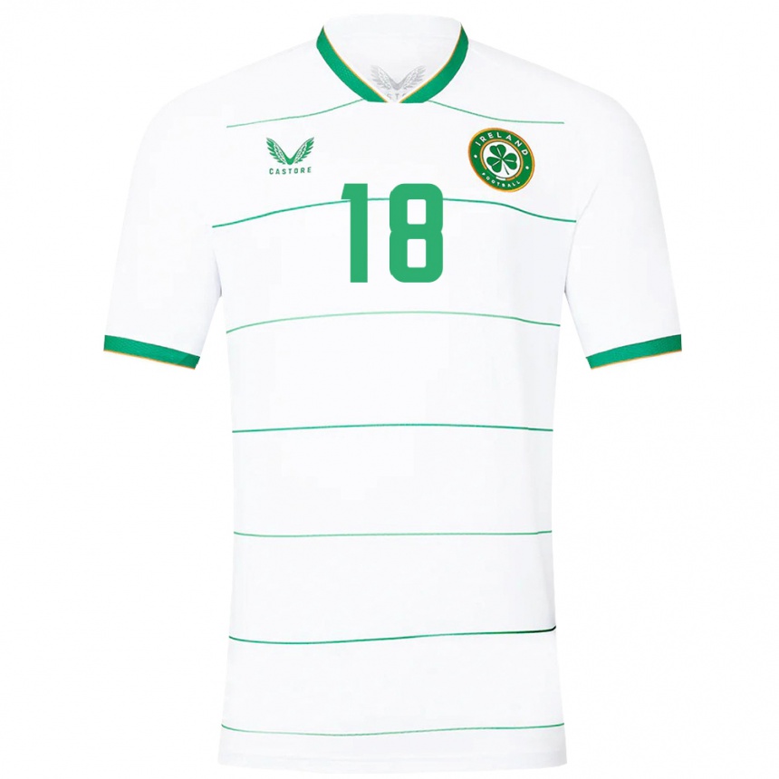 Kids Football Ireland Armstrong Oko-Flex #18 White Away Jersey 24-26 T-Shirt Canada