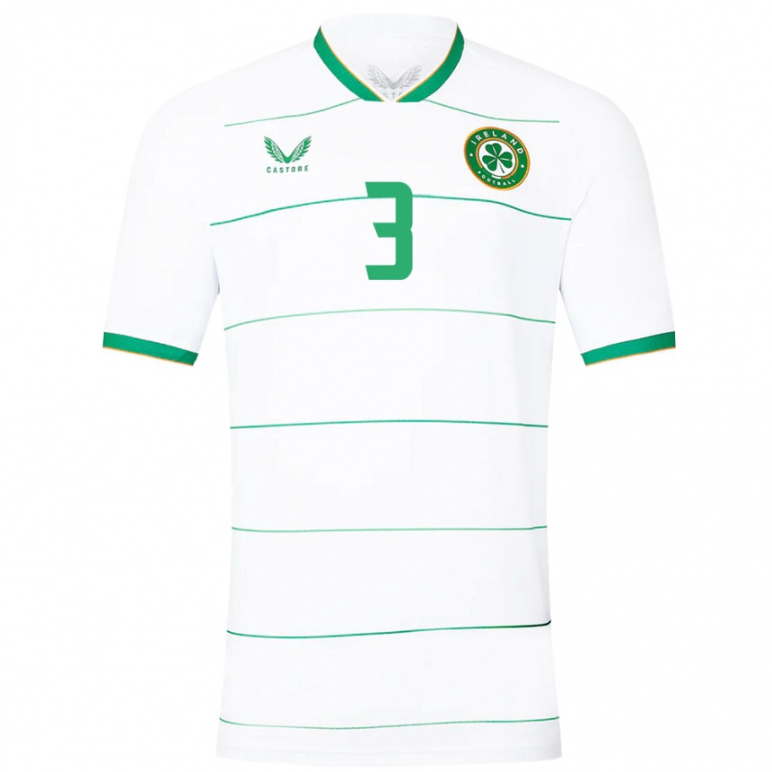 Kids Football Ireland Alex Murphy #3 White Away Jersey 24-26 T-Shirt Canada