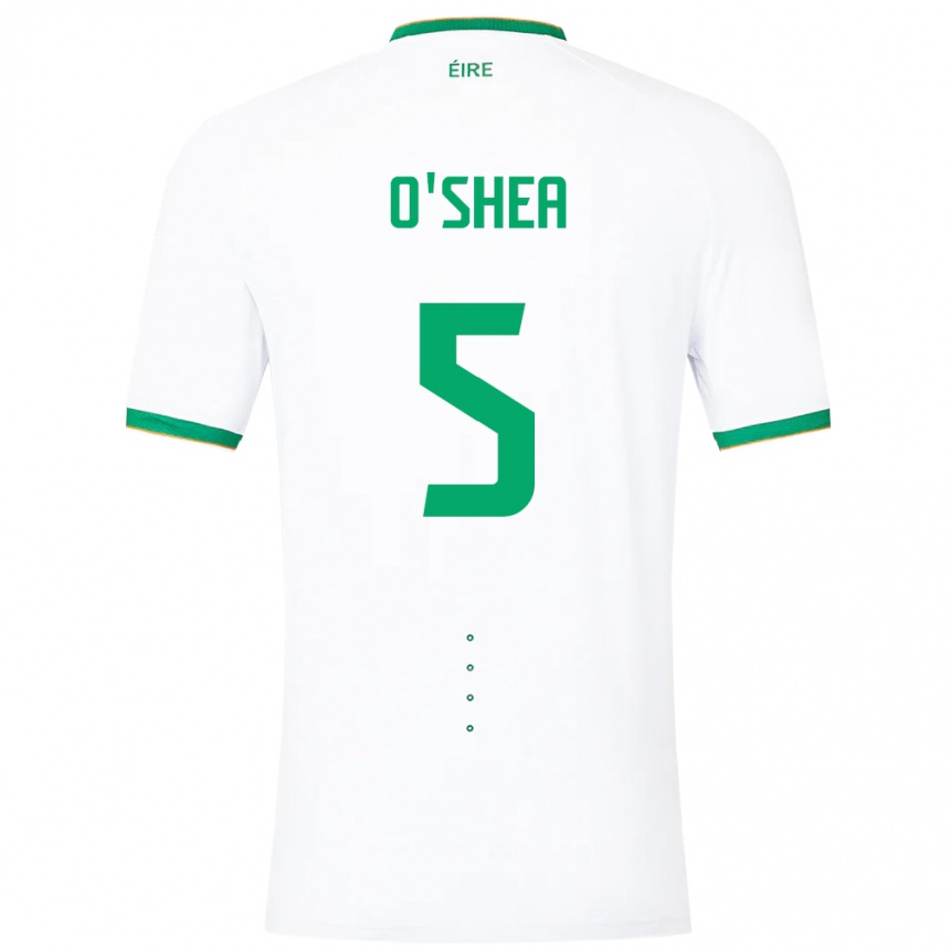 Kids Football Ireland Dara O'shea #5 White Away Jersey 24-26 T-Shirt Canada