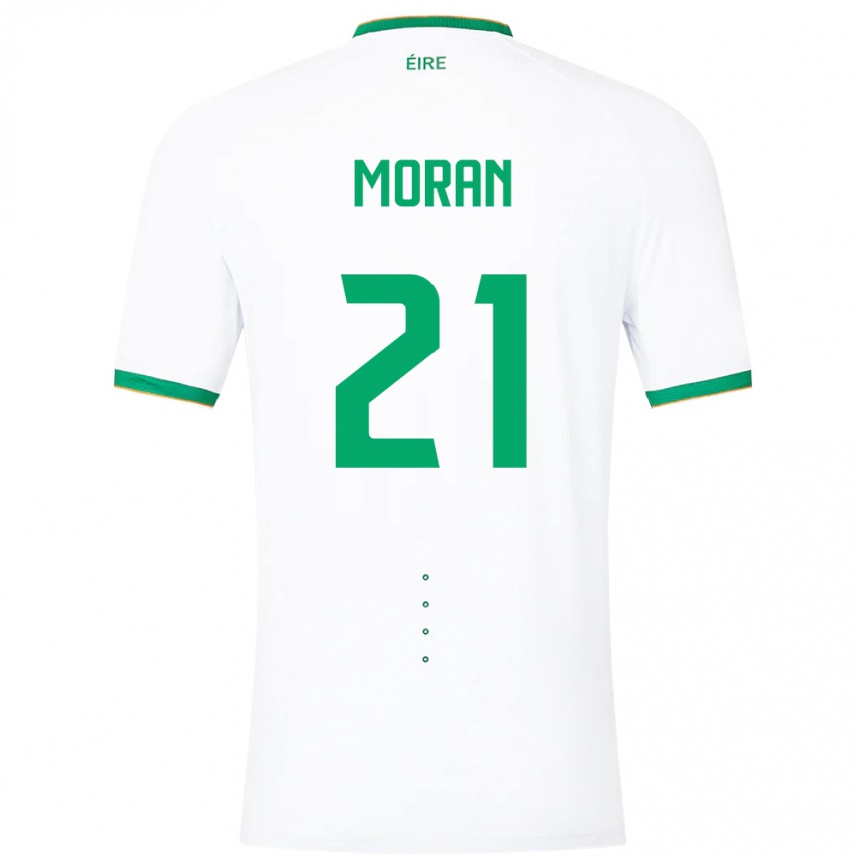 Kids Football Ireland Andy Moran #21 White Away Jersey 24-26 T-Shirt Canada