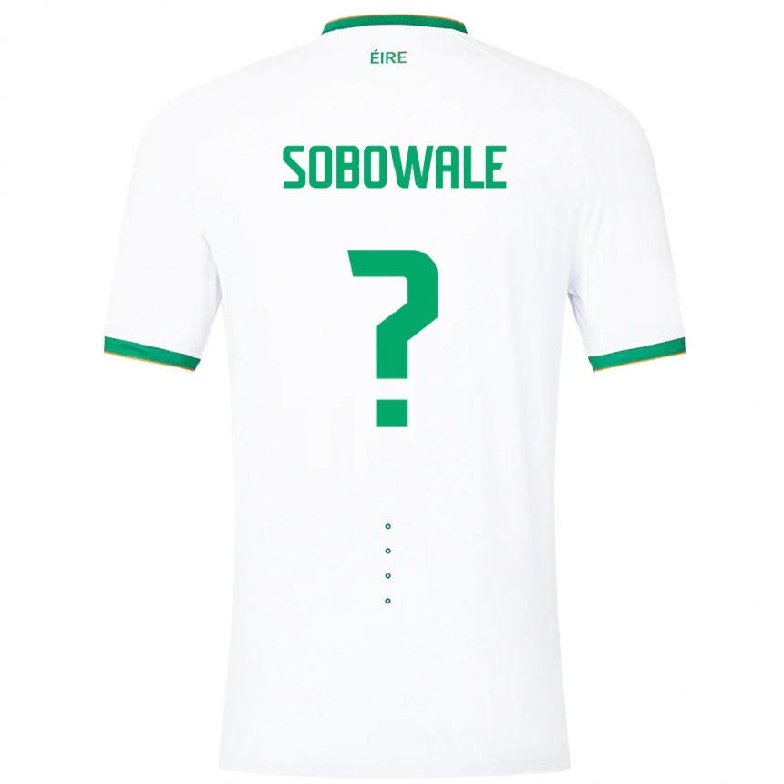 Kids Football Ireland Timi Sobowale #0 White Away Jersey 24-26 T-Shirt Canada