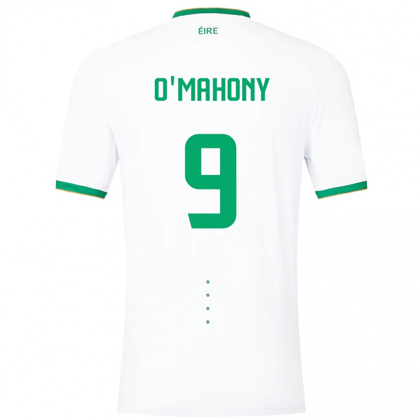 Kids Football Ireland Mark O'mahony #9 White Away Jersey 24-26 T-Shirt Canada