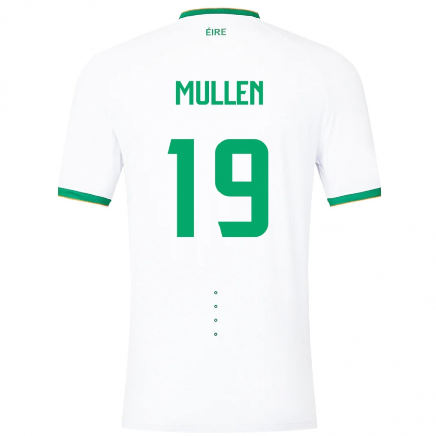 Kids Football Ireland Senan Mullen #19 White Away Jersey 24-26 T-Shirt Canada