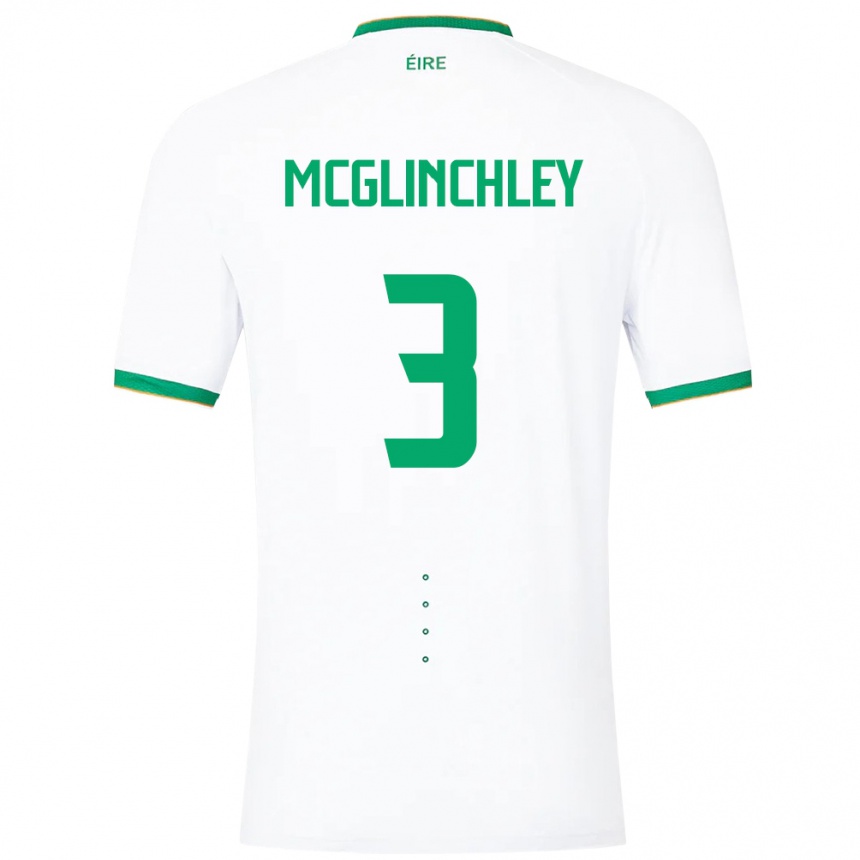 Kids Football Ireland Harry Mcglinchley #3 White Away Jersey 24-26 T-Shirt Canada