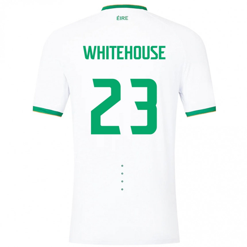 Kids Football Ireland Sophie Whitehouse #23 White Away Jersey 24-26 T-Shirt Canada