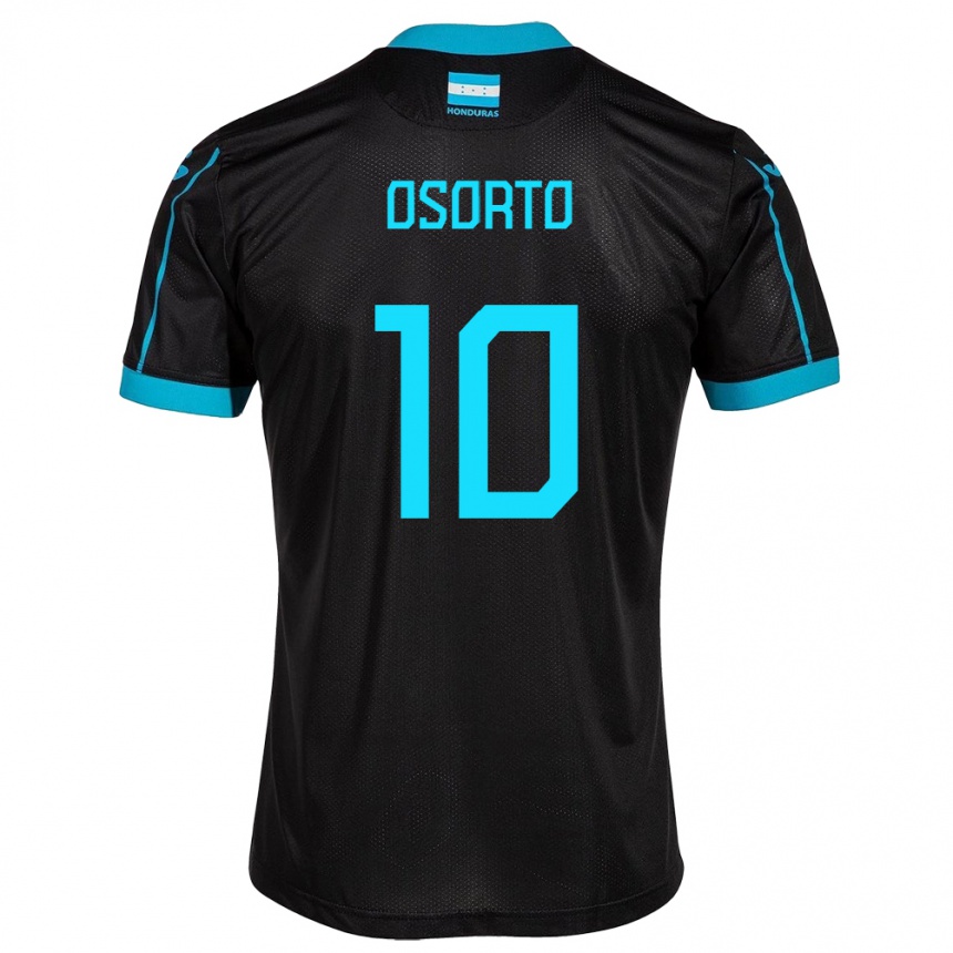 Kids Football Honduras Roberto Osorto #10 Black Away Jersey 24-26 T-Shirt Canada