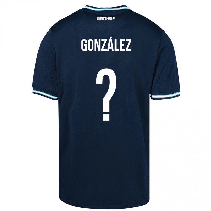 Kids Football Guatemala Erick González #0 Blue Away Jersey 24-26 T-Shirt Canada