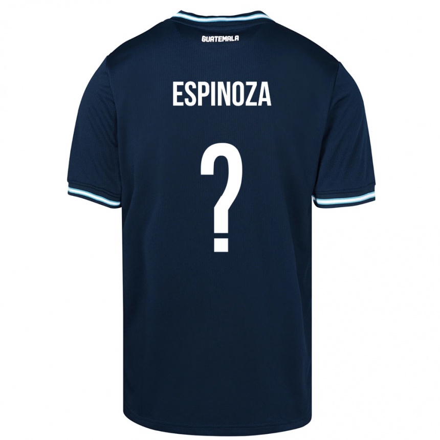 Kids Football Guatemala José Espinoza #0 Blue Away Jersey 24-26 T-Shirt Canada