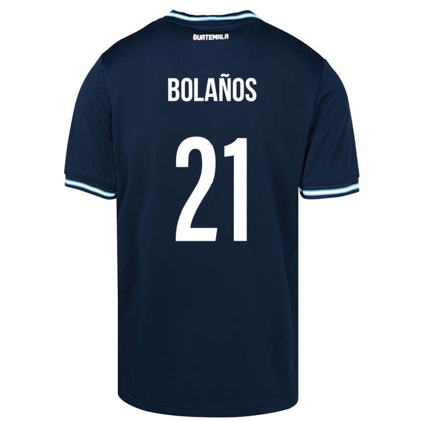 Kids Football Guatemala Diego Bolaños #21 Blue Away Jersey 24-26 T-Shirt Canada