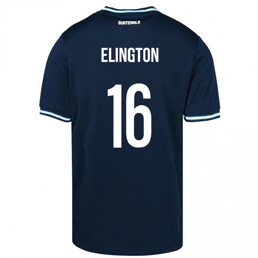 Kids Football Guatemala Elvi Elington #16 Blue Away Jersey 24-26 T-Shirt Canada