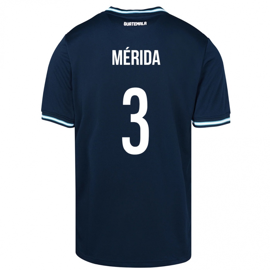 Kids Football Guatemala Daniel Mérida #3 Blue Away Jersey 24-26 T-Shirt Canada