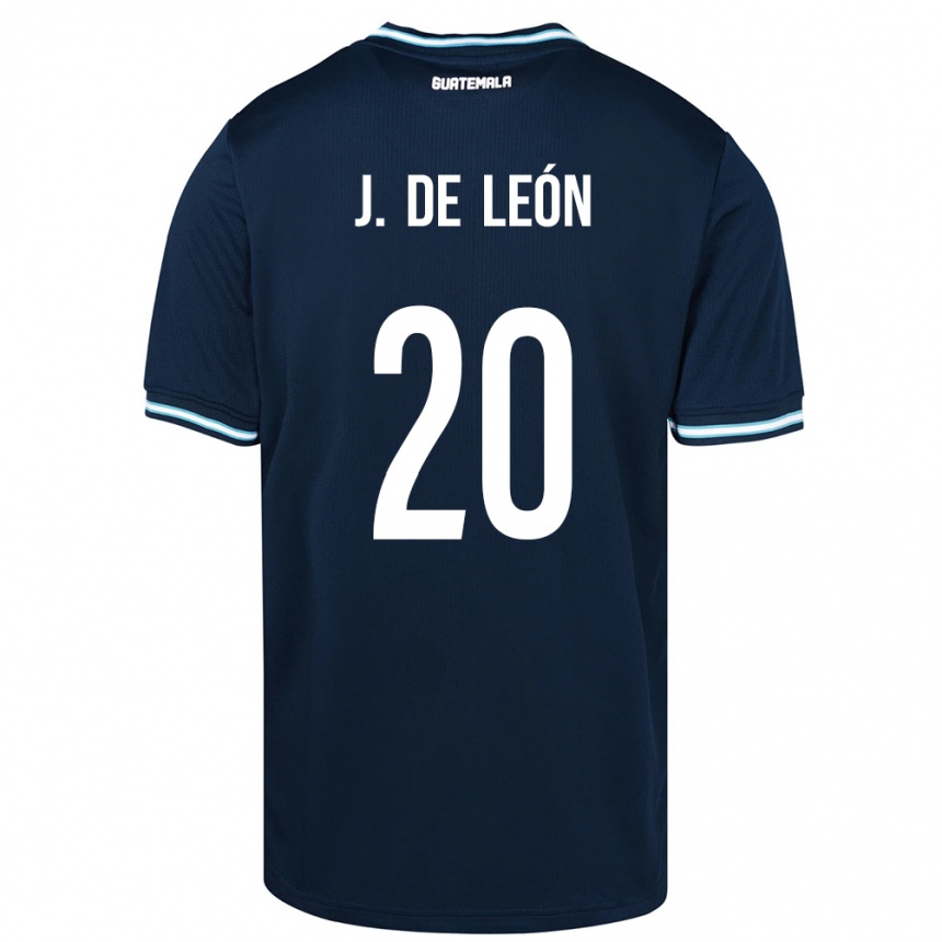 Kids Football Guatemala Jorge De León #20 Blue Away Jersey 24-26 T-Shirt Canada