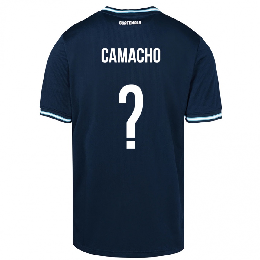 Kids Football Guatemala Samuel Camacho #0 Blue Away Jersey 24-26 T-Shirt Canada