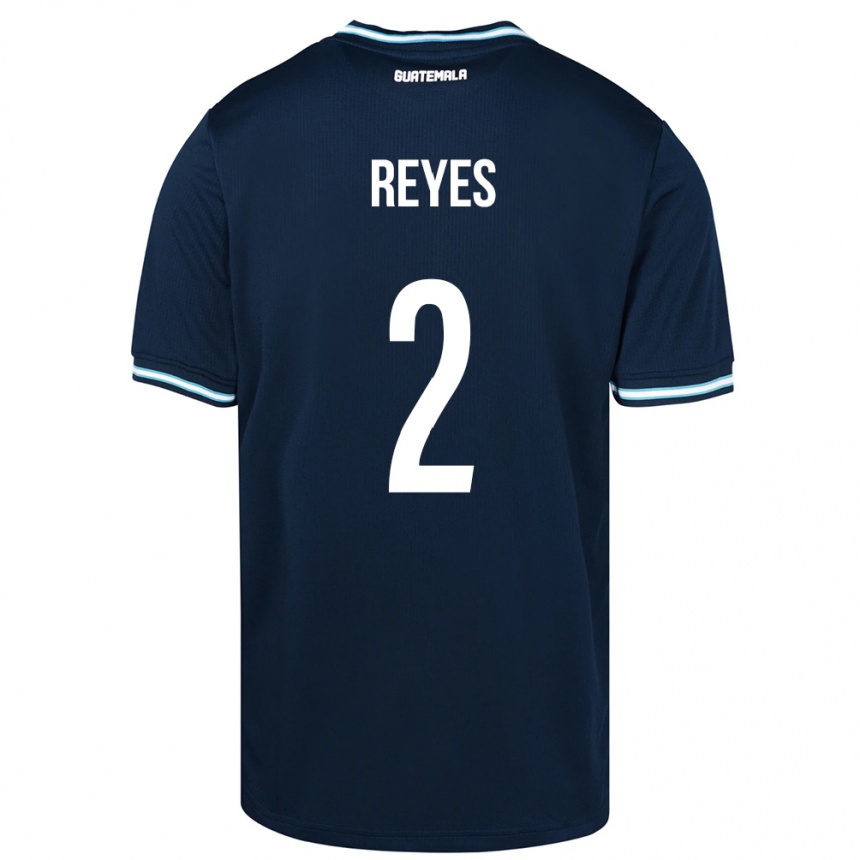 Kids Football Guatemala Samantha Reyes #2 Blue Away Jersey 24-26 T-Shirt Canada