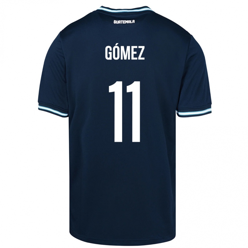 Kids Football Guatemala Savianna Gómez #11 Blue Away Jersey 24-26 T-Shirt Canada