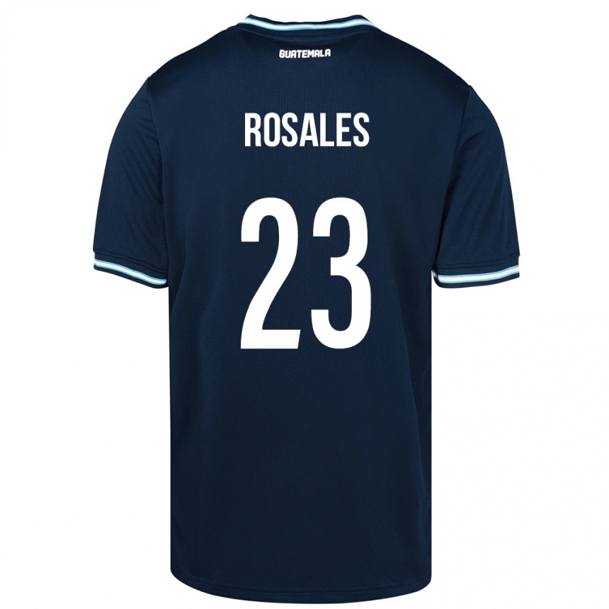 Kids Football Guatemala Yareni Rosales #23 Blue Away Jersey 24-26 T-Shirt Canada