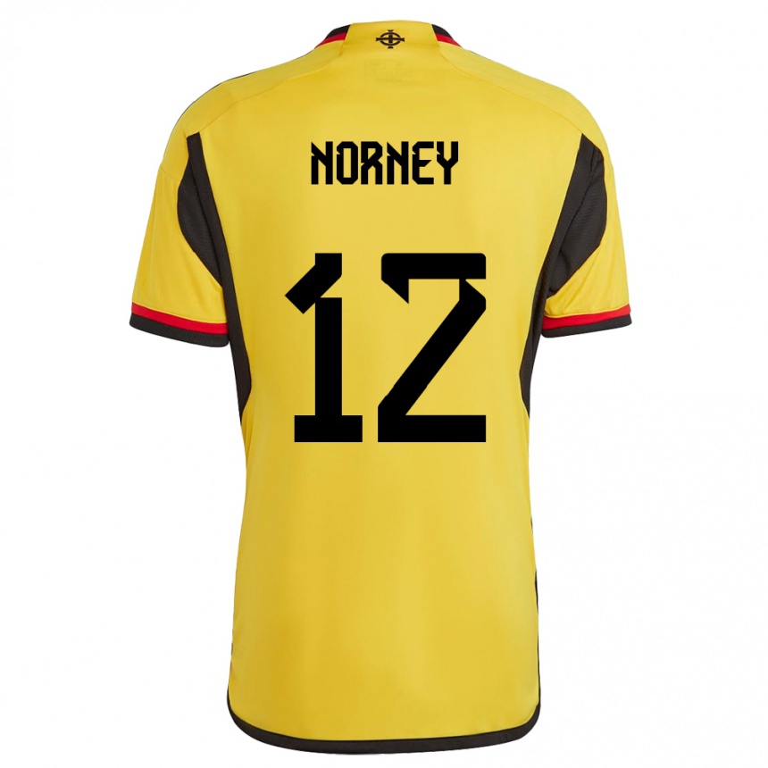 Kids Football Northern Ireland Rachael Norney #12 White Away Jersey 24-26 T-Shirt Canada