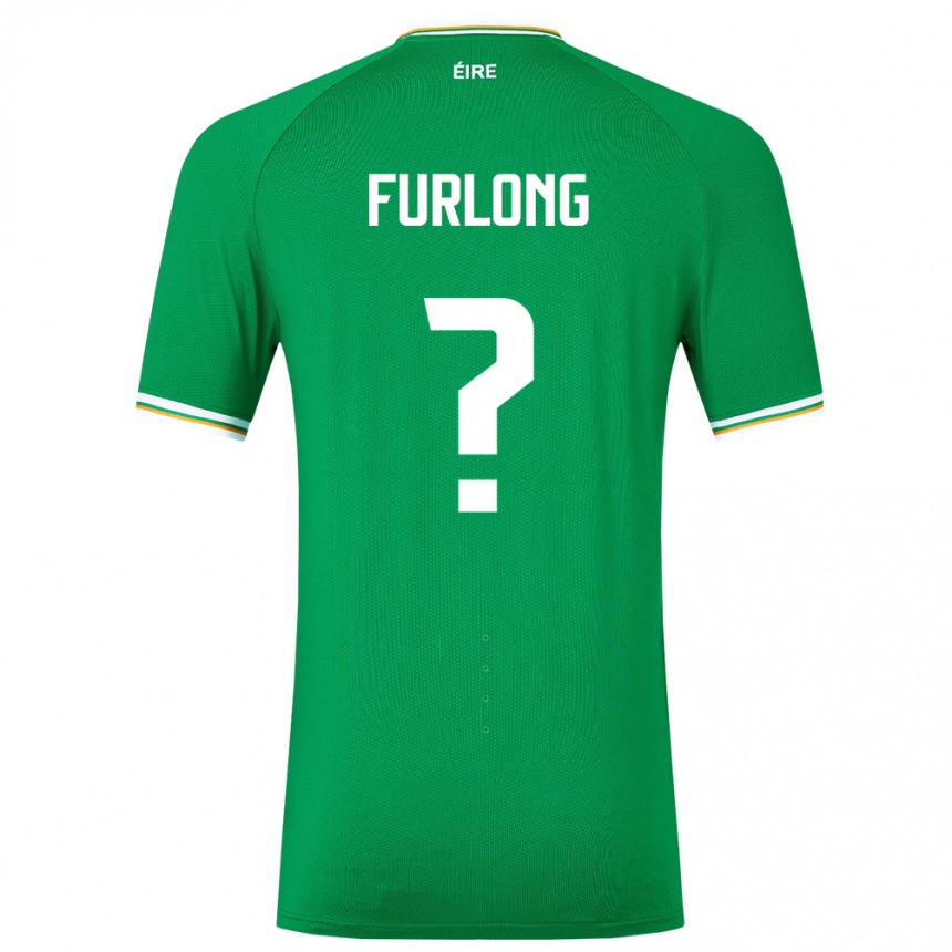 Men Football Ireland James Furlong #0 Green Home Jersey 24-26 T-Shirt Canada