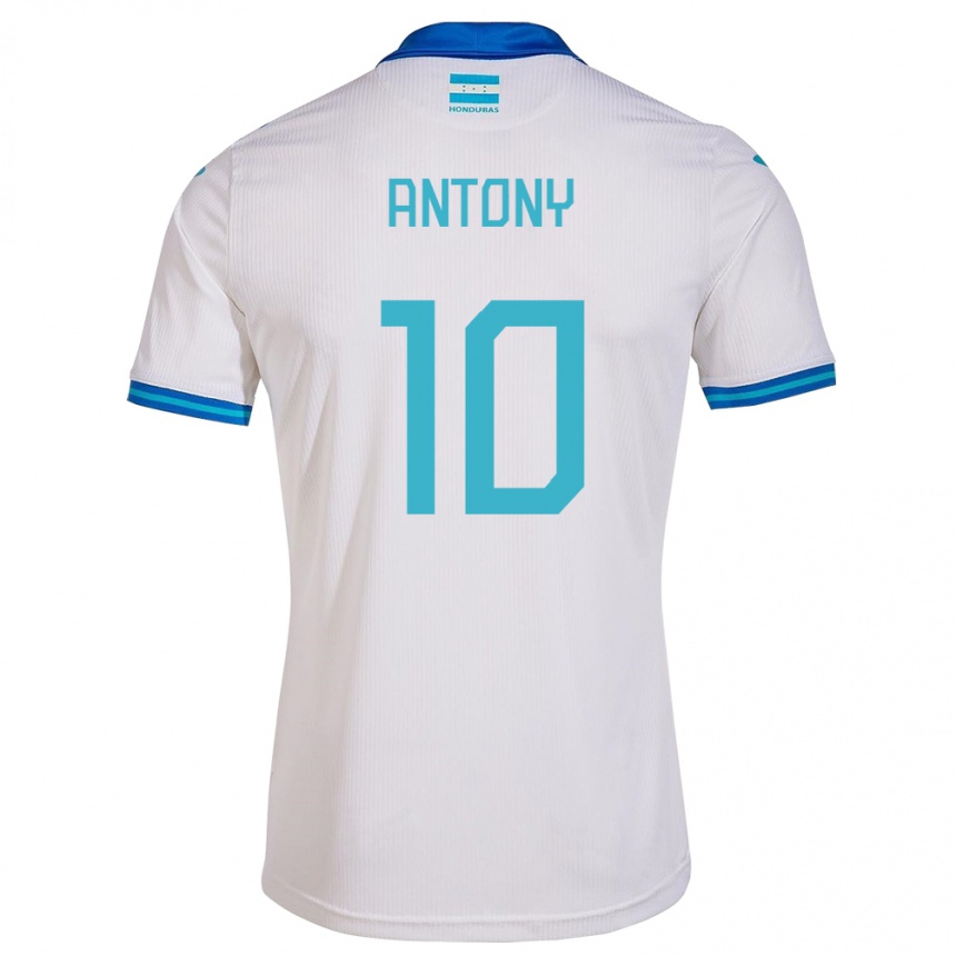 Men Football Honduras Antony García #10 White Home Jersey 24-26 T-Shirt Canada