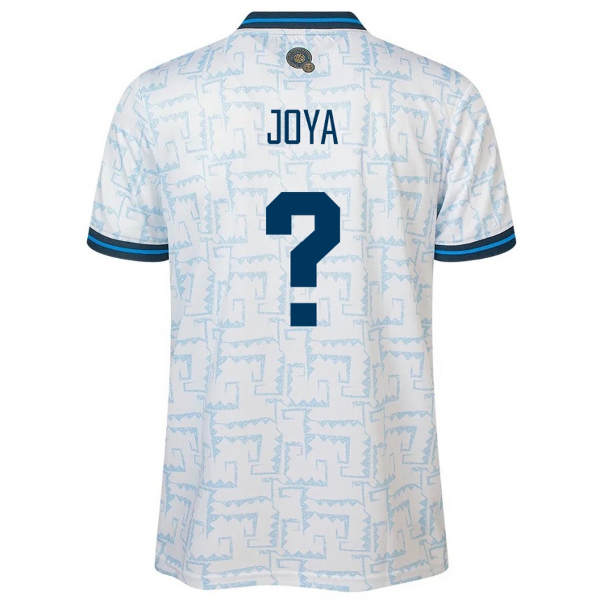 Men Football El Salvador Marlon Joya #0 White Away Jersey 24-26 T-Shirt Canada