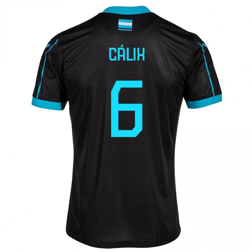 Men Football Honduras Noel Cálix #6 Black Away Jersey 24-26 T-Shirt Canada