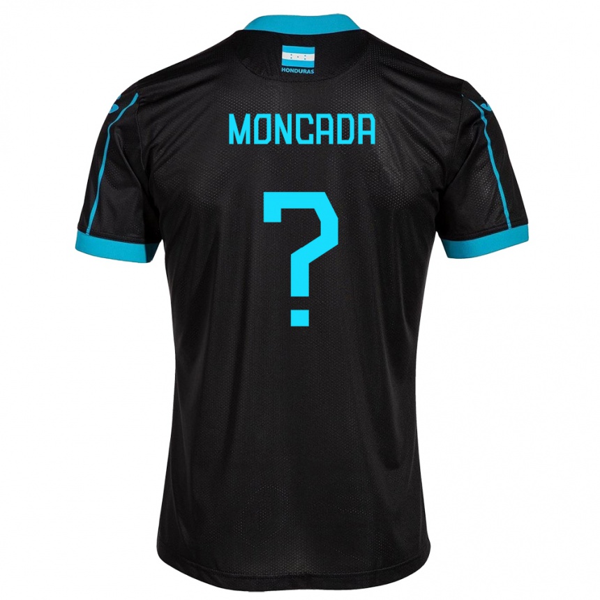 Men Football Honduras Linda Moncada #0 Black Away Jersey 24-26 T-Shirt Canada