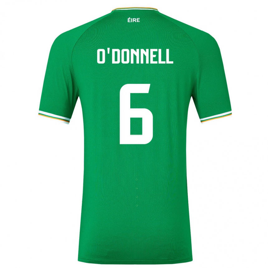 Women Football Ireland Luke O'donnell #6 Green Home Jersey 24-26 T-Shirt Canada