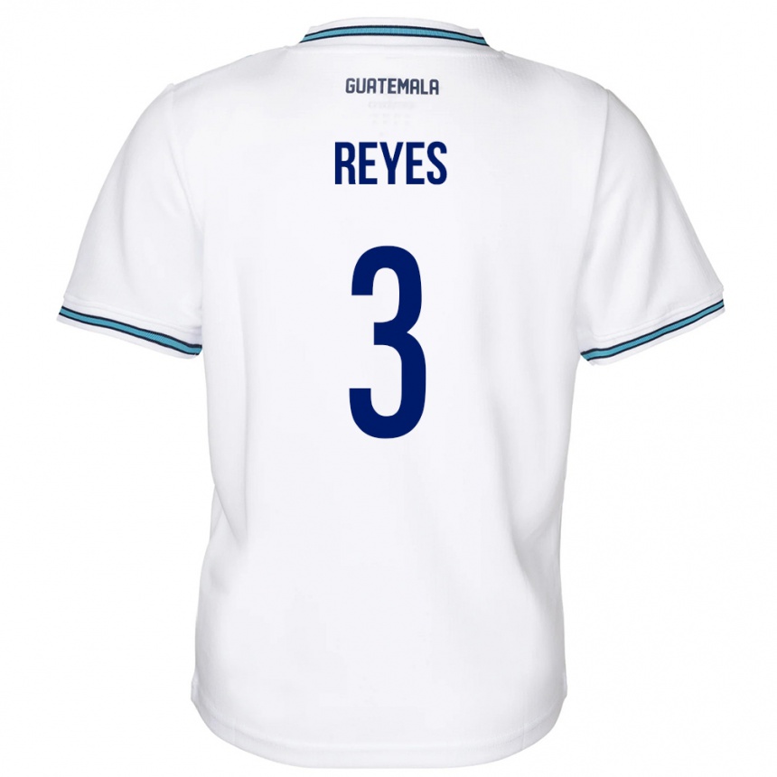 Women Football Guatemala Martha Reyes #3 White Home Jersey 24-26 T-Shirt Canada