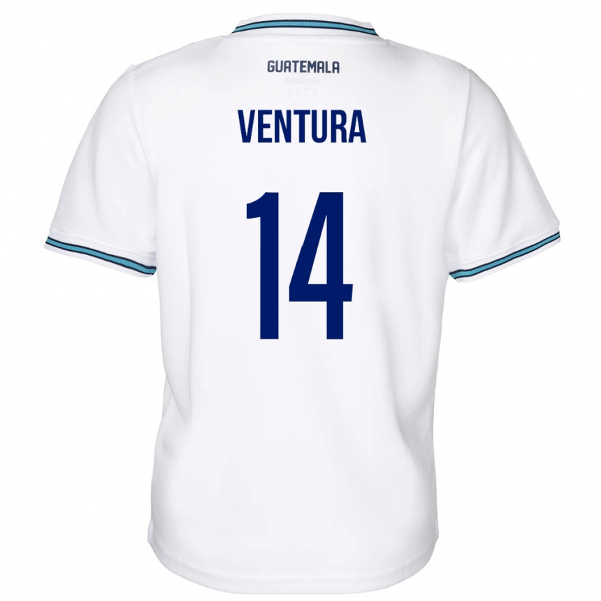 Women Football Guatemala Madelyn Ventura #14 White Home Jersey 24-26 T-Shirt Canada