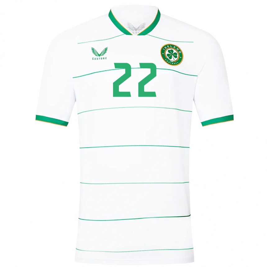 Women Football Ireland Stephen Mohan #22 White Away Jersey 24-26 T-Shirt Canada