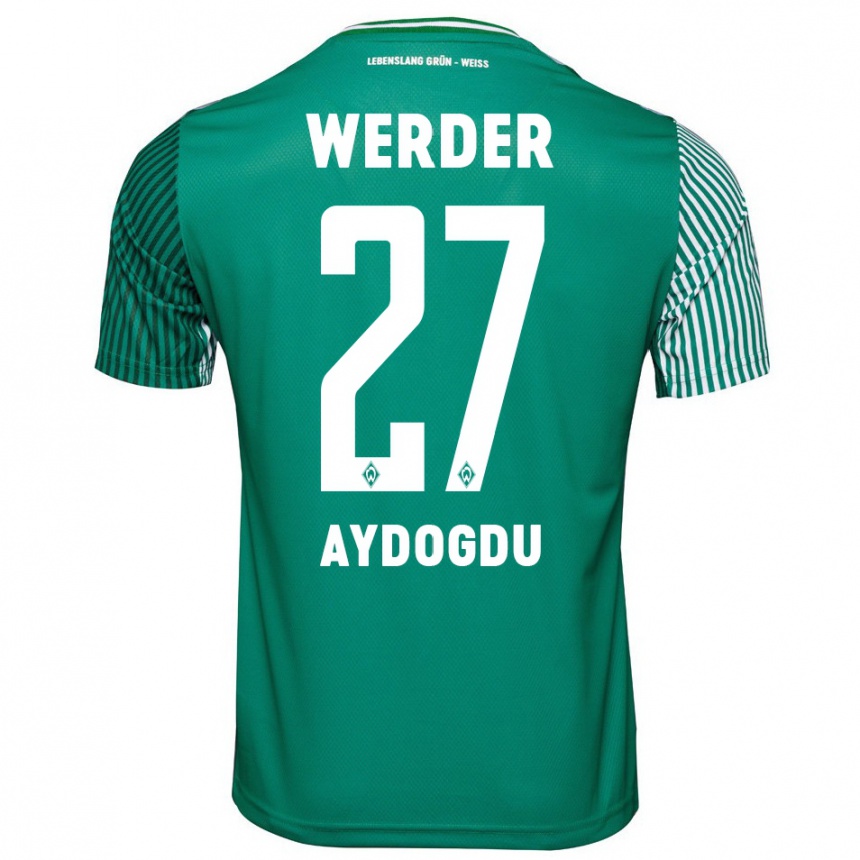 Kids Football Onur Aydogdu #27 Green Home Jersey 2023/24 T-Shirt Canada