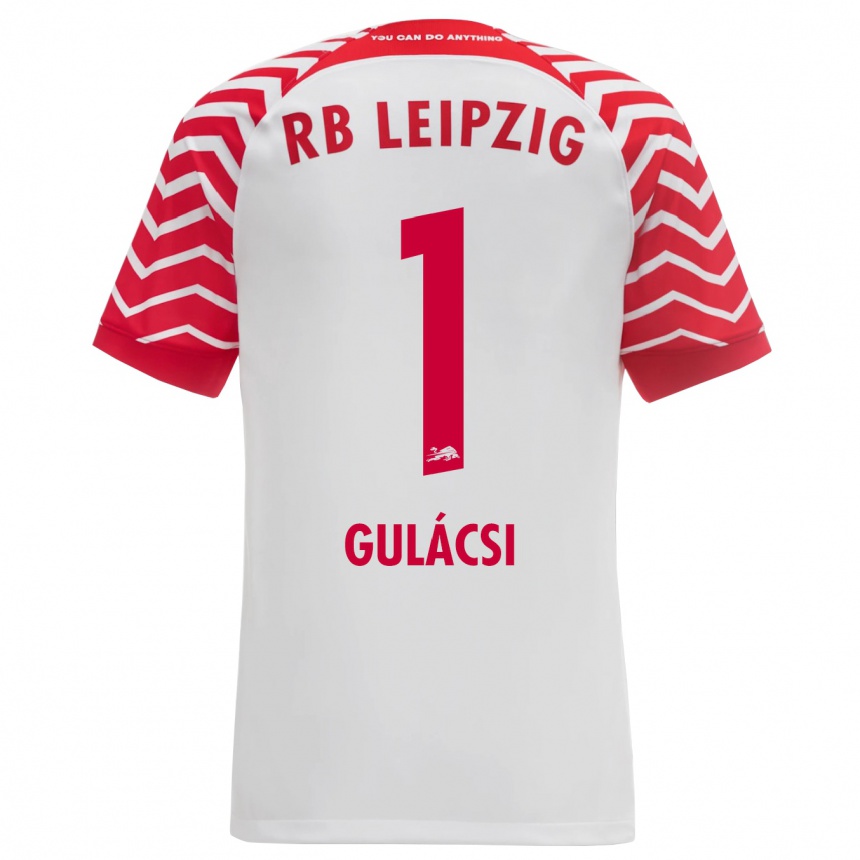 Enfant Football Maillot Péter Gulácsi #1 Blanc Tenues Domicile 2023/24 Canada