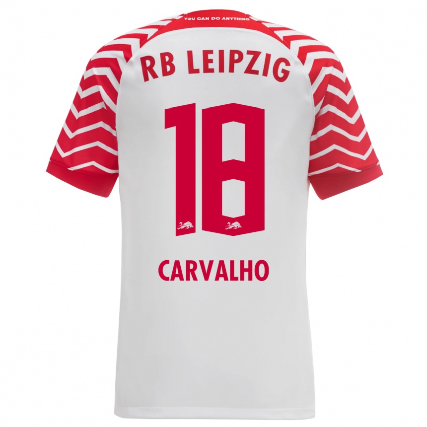 Enfant Football Maillot Fabio Carvalho #18 Blanc Tenues Domicile 2023/24 Canada