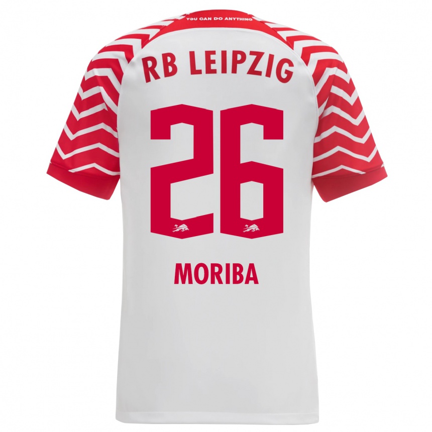 Enfant Football Maillot Ilaix Moriba #26 Blanc Tenues Domicile 2023/24 Canada