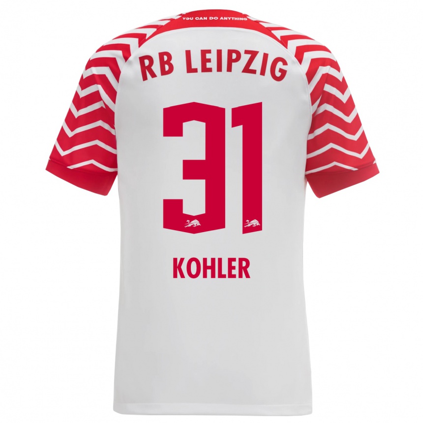 Enfant Football Maillot Tim Köhler #31 Blanc Tenues Domicile 2023/24 Canada