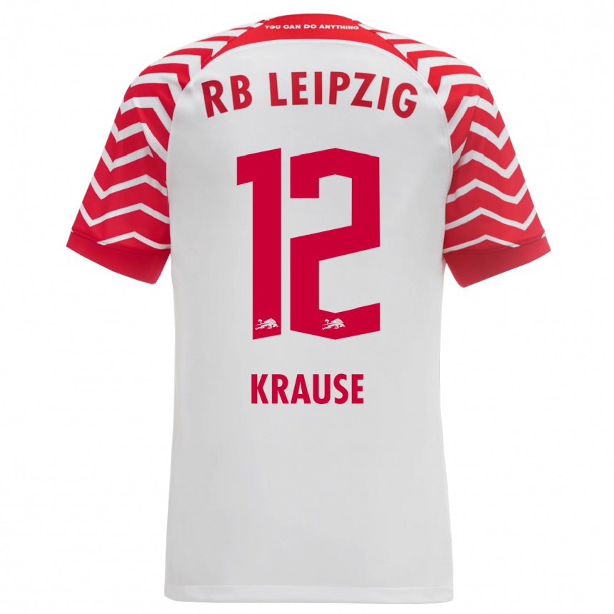 Enfant Football Maillot Arno Krause #12 Blanc Tenues Domicile 2023/24 Canada