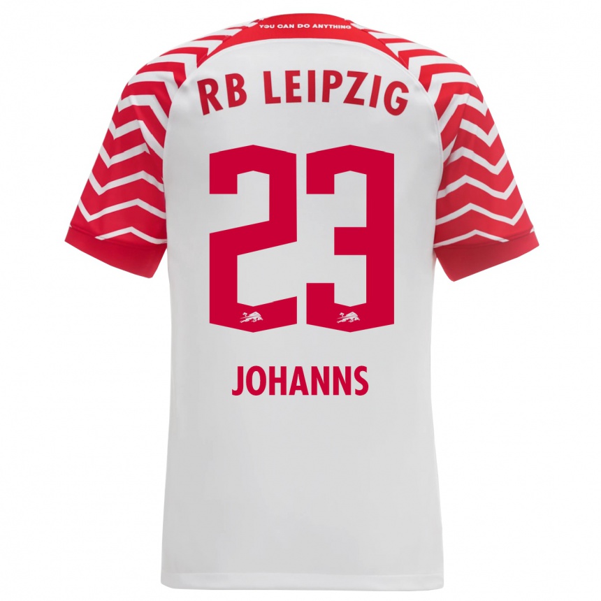 Kids Football Lennart Johanns #23 White Home Jersey 2023/24 T-Shirt Canada