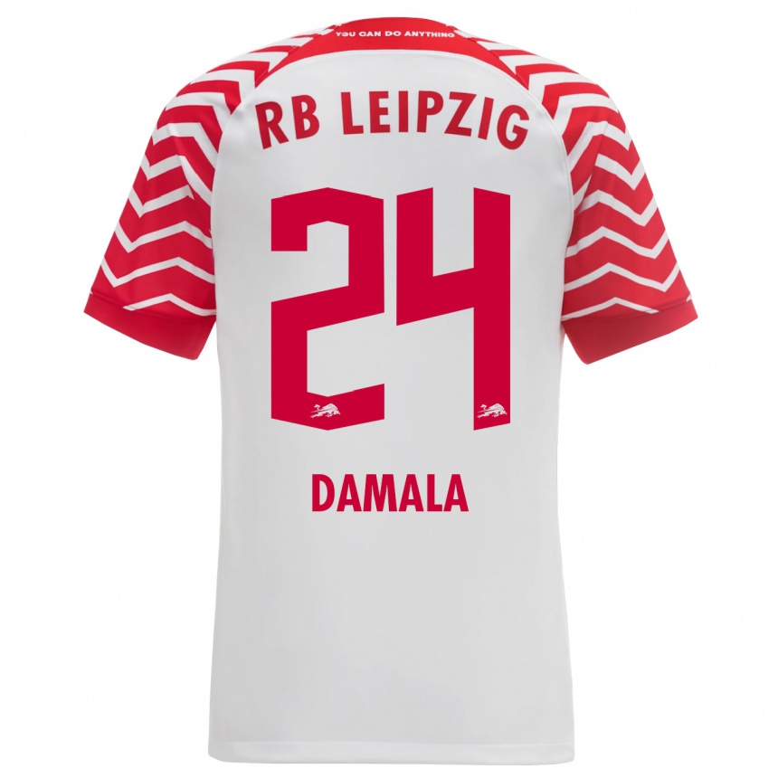 Enfant Football Maillot Bilal Damala #24 Blanc Tenues Domicile 2023/24 Canada