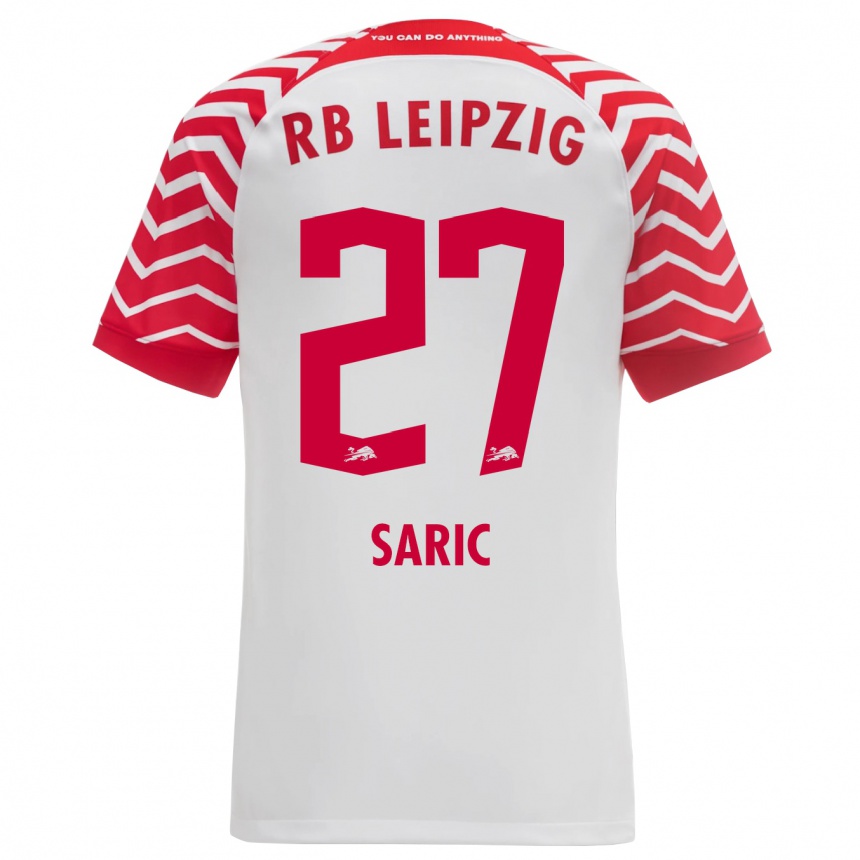 Enfant Football Maillot Lucio Saric #27 Blanc Tenues Domicile 2023/24 Canada