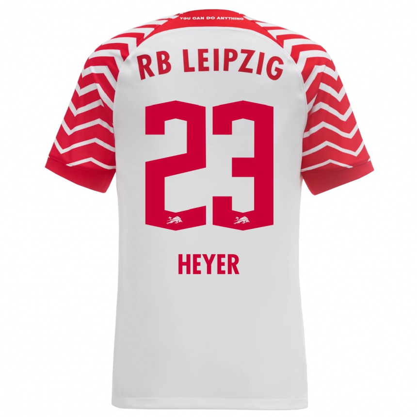 Enfant Football Maillot Friedrich Heyer #23 Blanc Tenues Domicile 2023/24 Canada